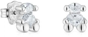 Strieborné náušnice Tous Bold Bear Gem 1004228300