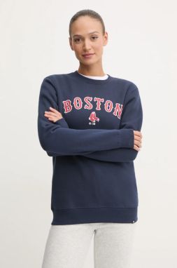 Mikina 47 brand MLB Boston Red Sox dámska, tmavomodrá farba, s potlačou, BB002PEMIBC630058FN