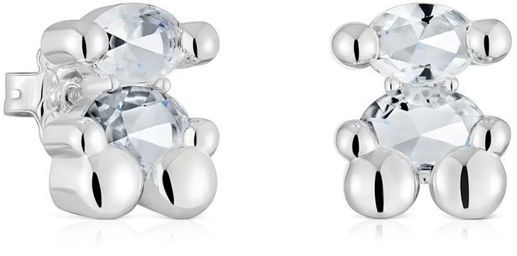 Strieborné náušnice Tous Bold Bear Gem 1004226300