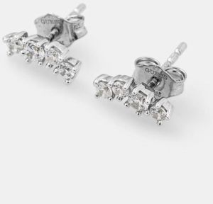 Strieborné náušnice Guess JSBE04 495JW