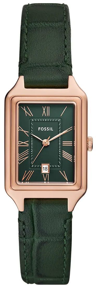 Hodinky Fossil dámske, zelená farba, ES5366