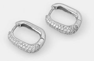 Strieborné náušnice Guess JSBE04 502JW