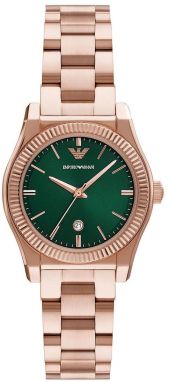 Hodinky Emporio Armani dámske, ružová farba, AR11639