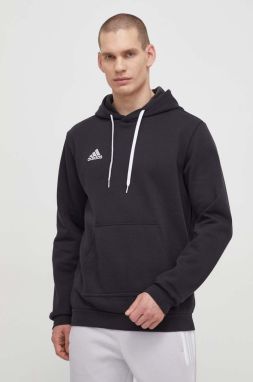 Mikina adidas Performance Entrada 22 pánska, čierna farba, s nášivkou,  H57512