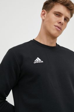 Mikina adidas Performance Entrada 22 pánska, čierna farba, jednofarebná, H57478