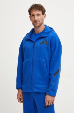 Mikina adidas  Z.N.E. pánska, s kapucňou, s potlačou, JF6388