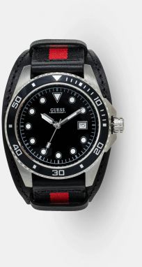 Hodinky Guess pánske, čierna farba, W1051G1