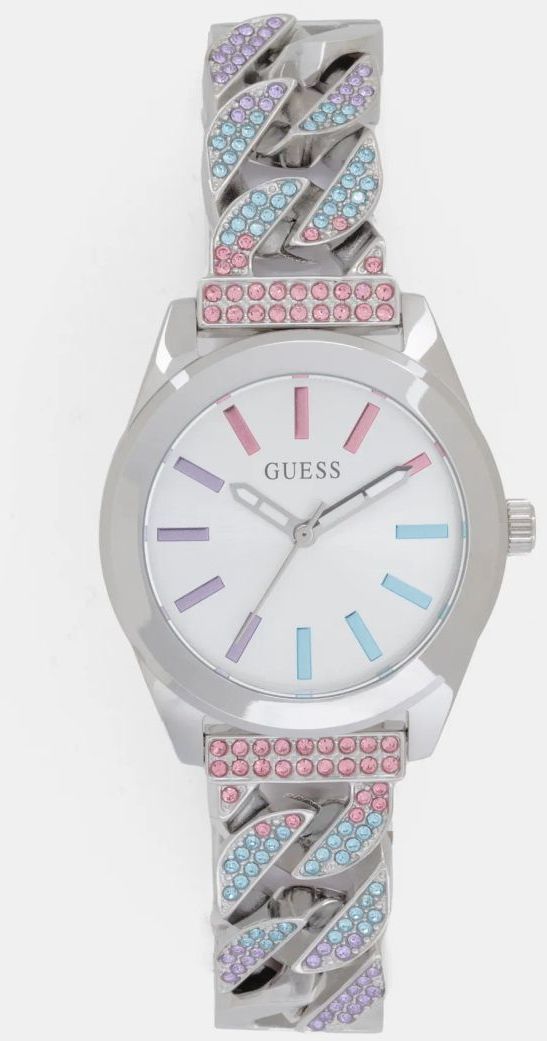 Hodinky Guess dámske, strieborná farba, GW0546L4