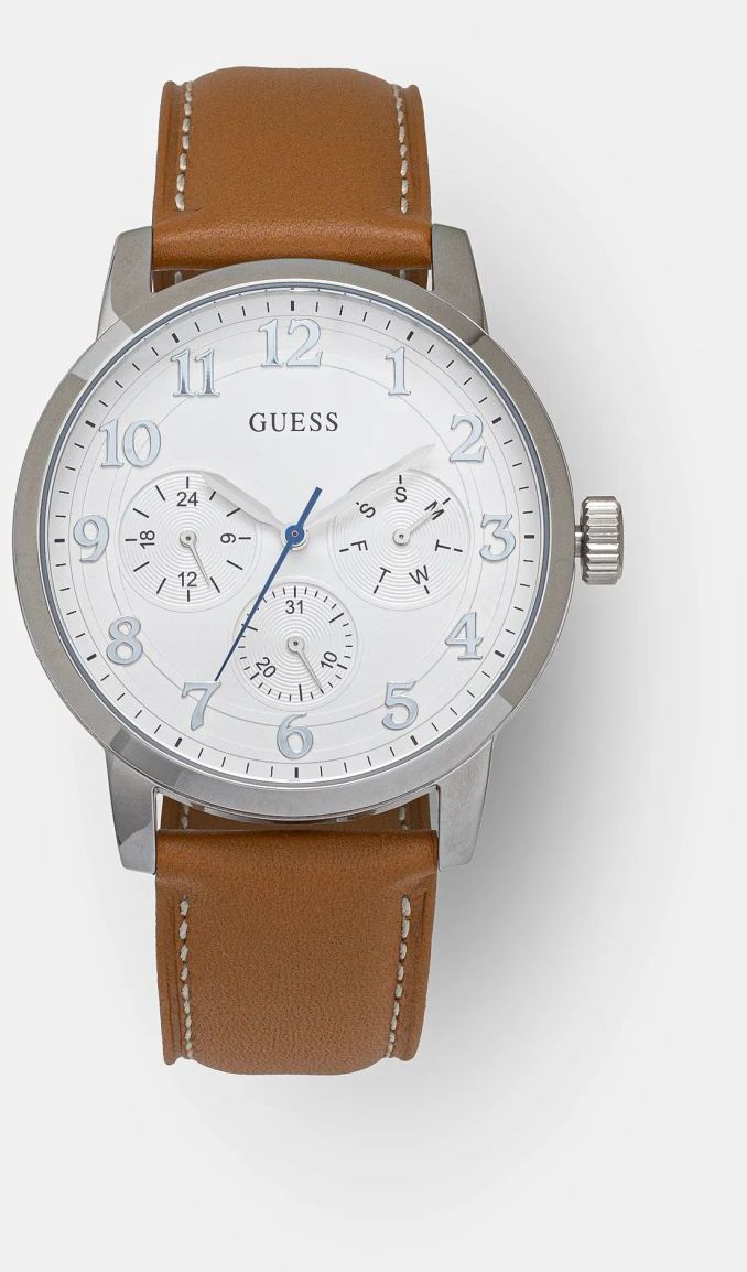 Hodinky Guess pánske, strieborná farba, W0974G1