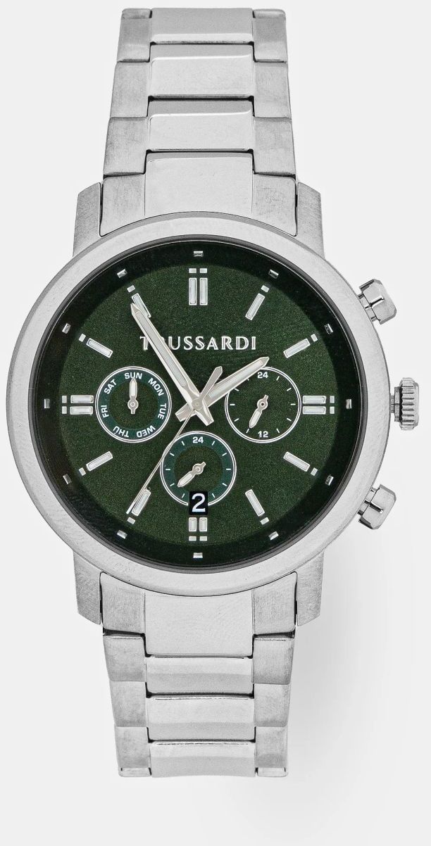 Hodinky Trussardi T-COUPLE pánske, strieborná farba, R2453147016