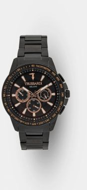 Hodinky Trussardi T-HAWK pánske, čierna farba, R2453153002