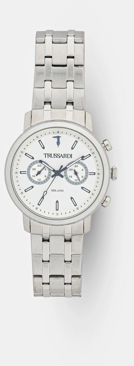 Hodinky Trussardi T-COUPLE pánske, strieborná farba, R2453147004