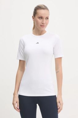 Tréningové tričko adidas Performance Techfit béžová farba, IX3254