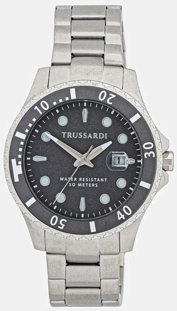 Hodinky Trussardi CITY LIFE pánske, strieborná farba, R2453169007