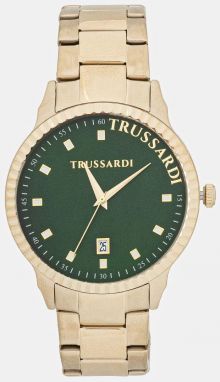 Hodinky Trussardi T-BENT pánske, zlatá farba, R2453141006