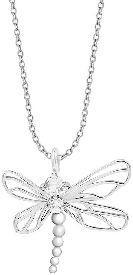 Postriebrený náhrdelník Lilou Dragonfly A03/MARKET/ANS/219