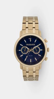 Hodinky Trussardi T-COUPLE pánske, zlatá farba, R2453147002