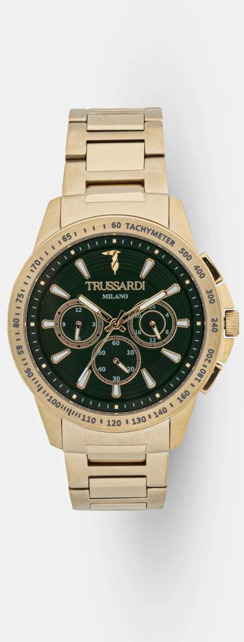 Hodinky Trussardi T-HAWK pánske, zlatá farba, R2453153001