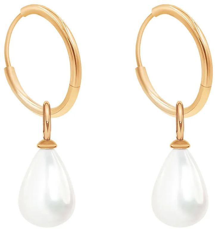 Pozlátené náušnice Lilou Pearls A03/MARKET/ANS/223