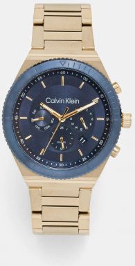 Hodinky Calvin Klein pánske, zlatá farba, 25200302