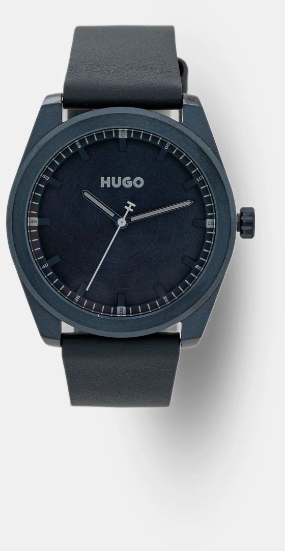 Hodinky HUGO pánske, tmavomodrá farba, 1530352