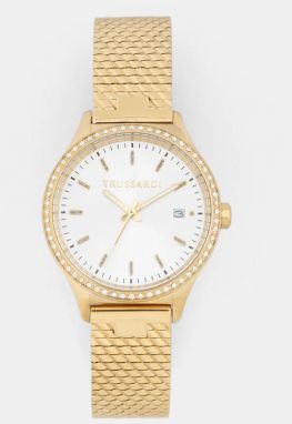 Hodinky Trussardi CITY LIFE dámske, zlatá farba, R2453170504