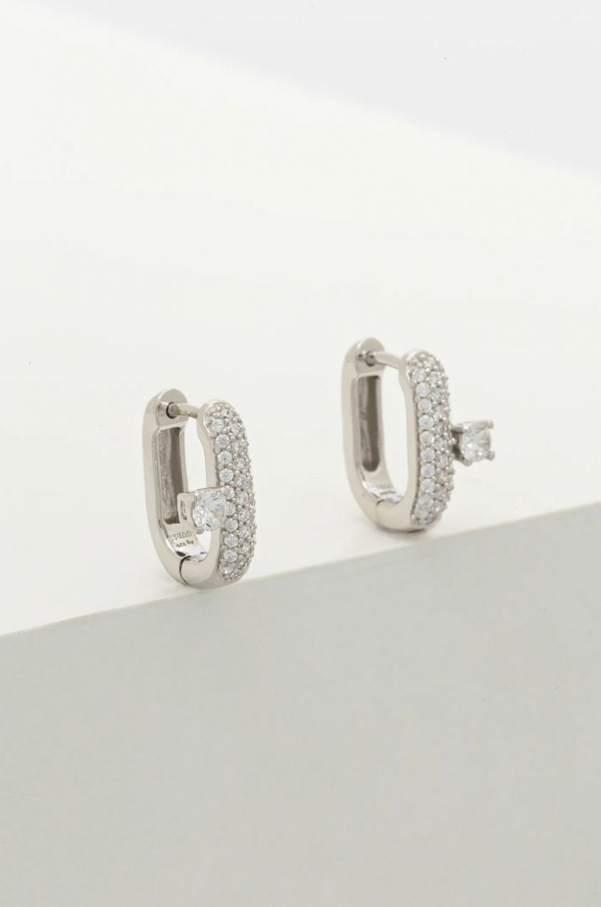 Strieborné náušnice Guess JSBE04 548JW
