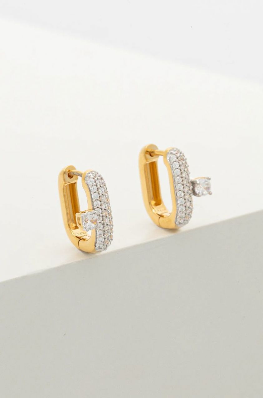 Strieborné náušnice Guess JSBE04 544JW