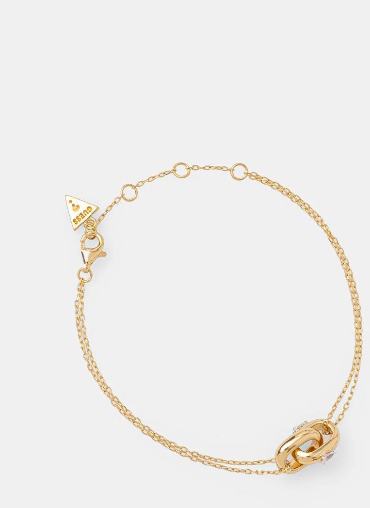 Strieborný náramok Guess JSBB04 555JW