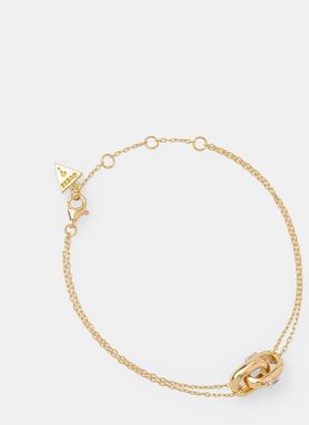 Strieborný náramok Guess JSBB04 555JW