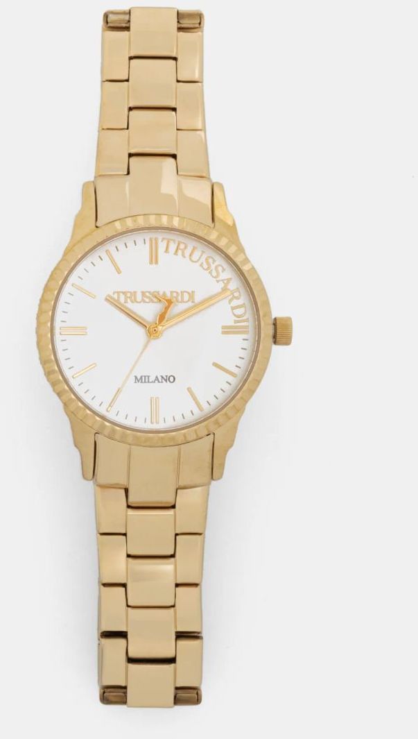 Hodinky Trussardi T-BENT dámske, zlatá farba, R2453144504