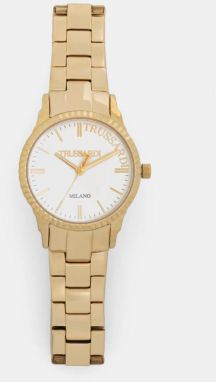 Hodinky Trussardi T-BENT dámske, zlatá farba, R2453144504