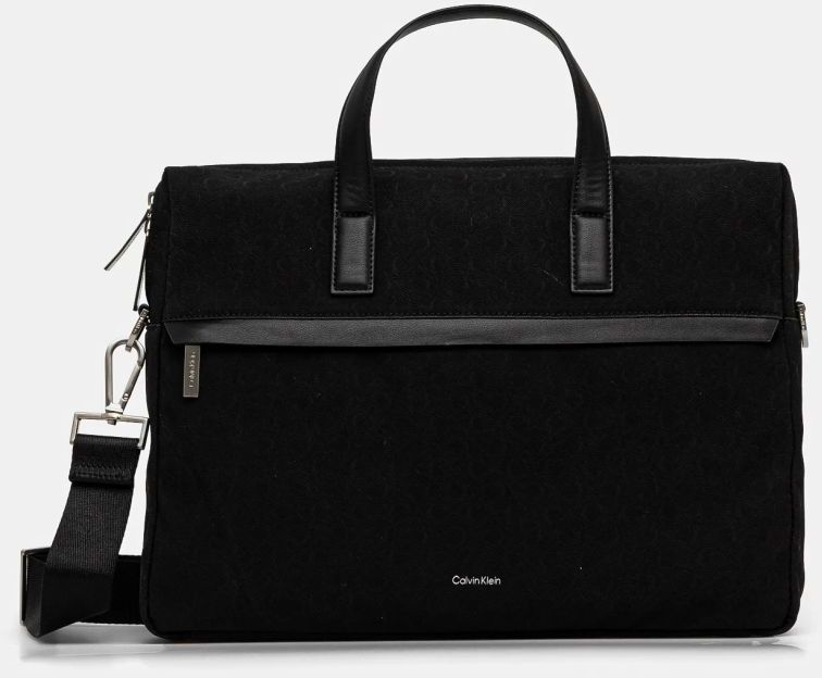 Taška Calvin Klein čierna farba, K50K512727