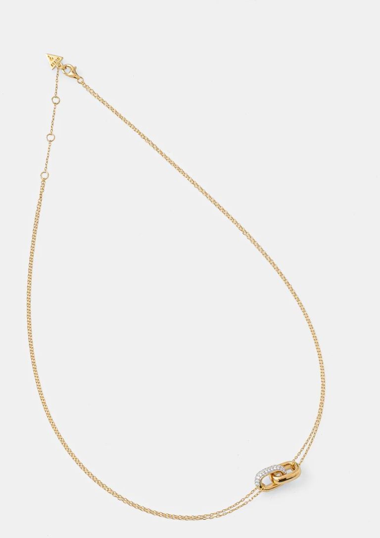 Strieborný náhrdelník Guess JSBN04 546JW