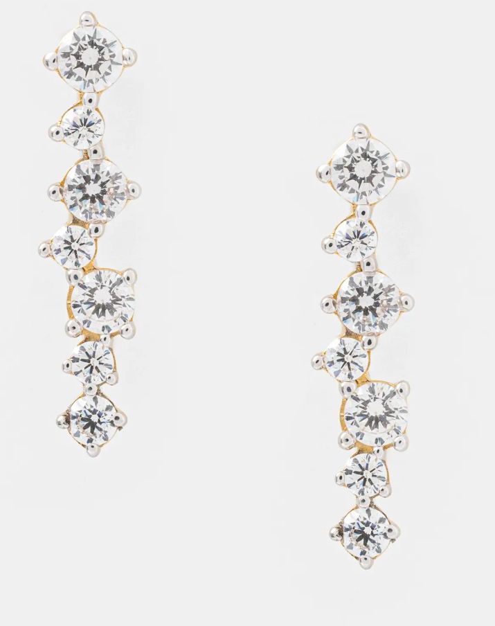 Strieborné náušnice Guess JSBE04 490JW
