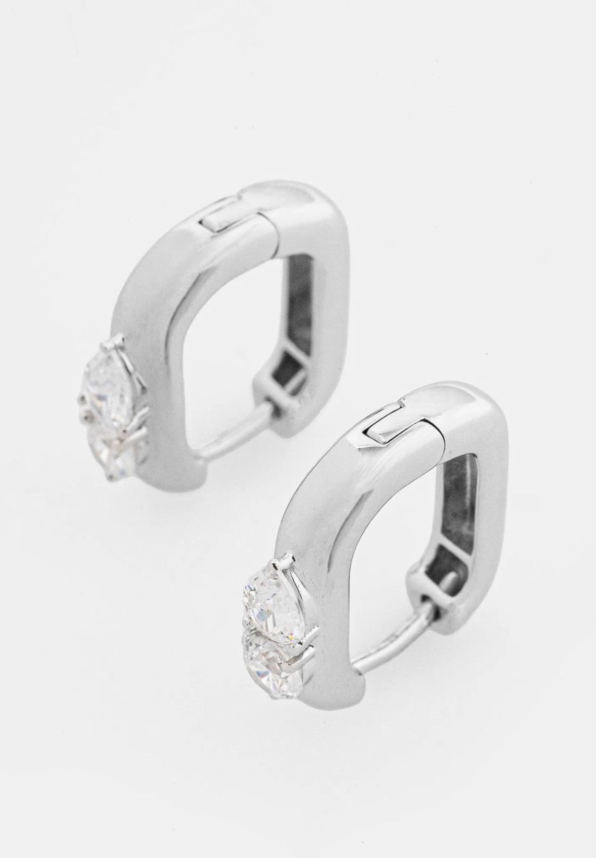 Strieborné náušnice Guess JSBE04 519JW