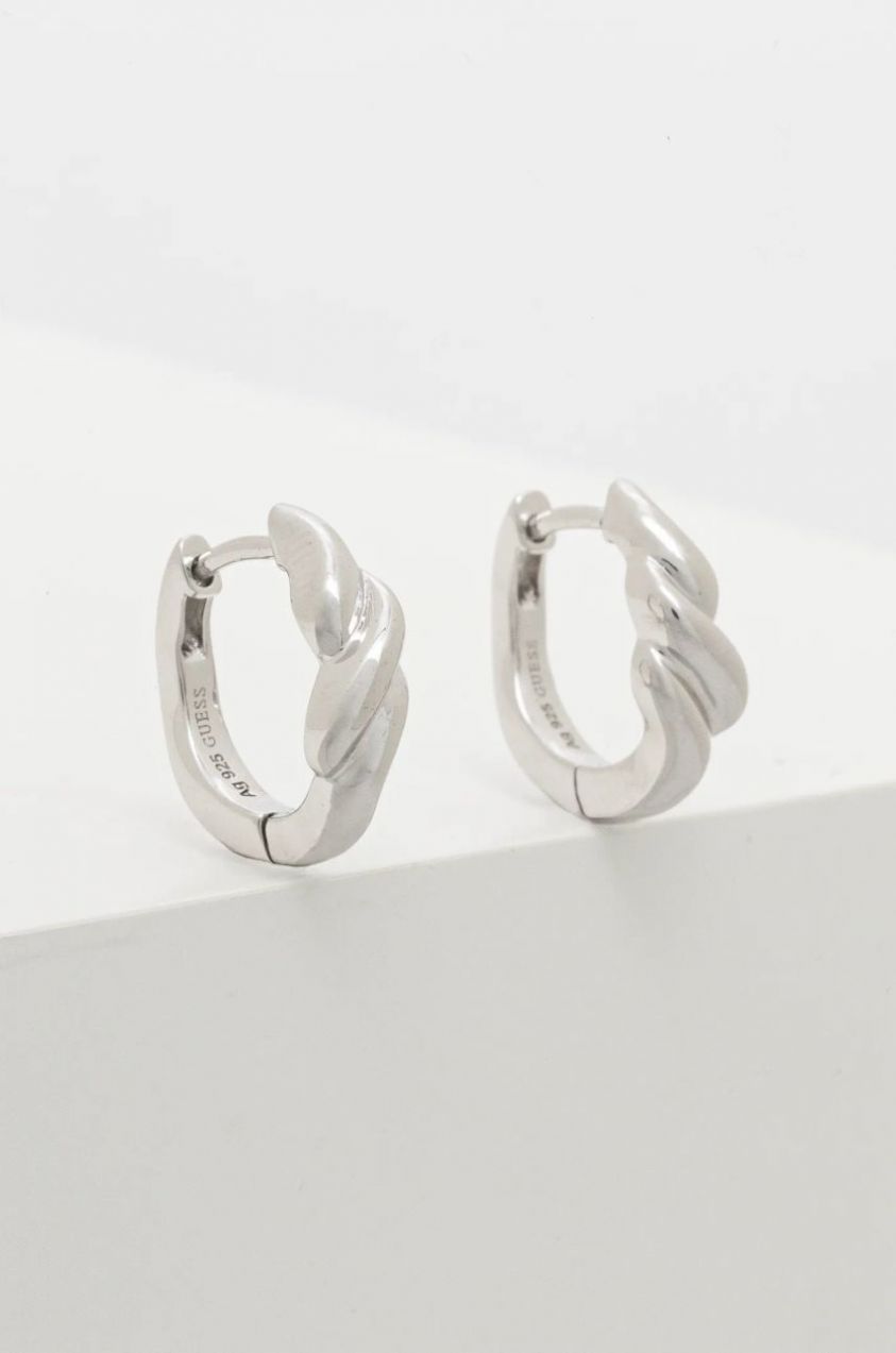 Strieborné náušnice Guess JSBE04 436JW