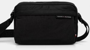 Malá taška Tommy Hilfiger čierna farba, AM0AM13298
