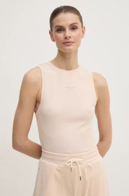 Bavlnený top Guess GELSEY béžová farba, V5RP14 KCOI1