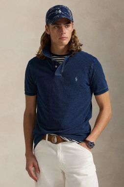Bavlnené polo tričko Polo Ralph Lauren jednofarebné, 710970582