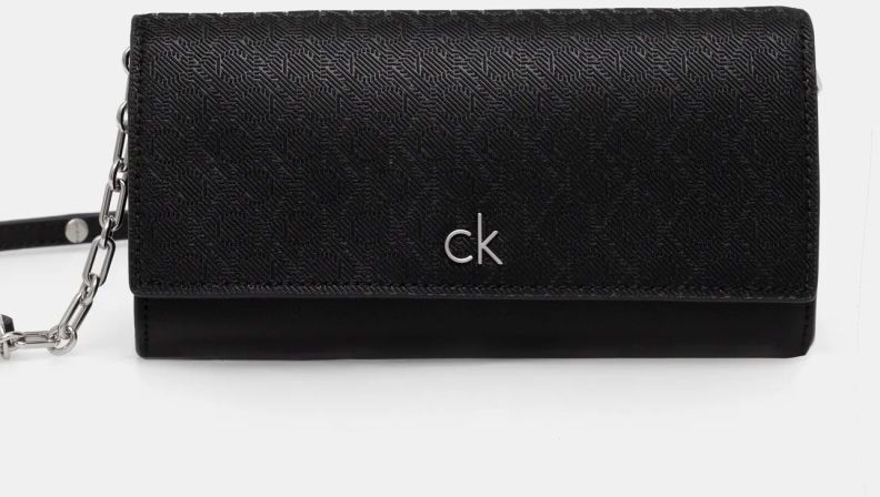 Peňaženka Calvin Klein čierna farba, K60K612853