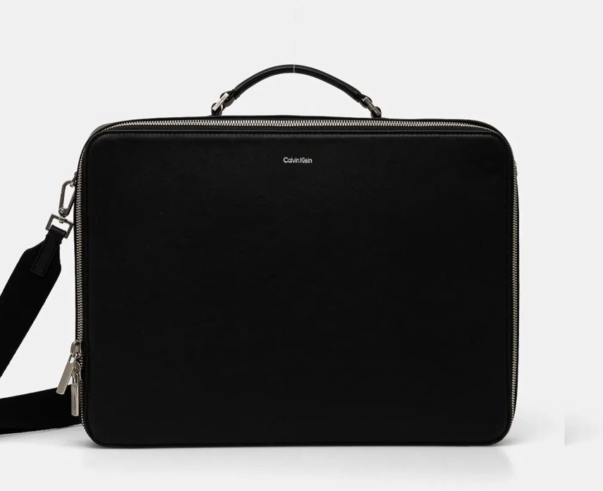 Taška Calvin Klein čierna farba, K50K512738