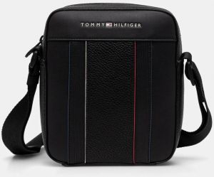 Malá taška Tommy Hilfiger čierna farba, AM0AM13300