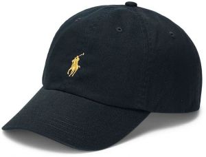 Bavlnená šiltovka Polo Ralph Lauren čierna farba, jednofarebná, 710903105
