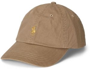 Bavlnená šiltovka Polo Ralph Lauren béžová farba, jednofarebná, 710961266