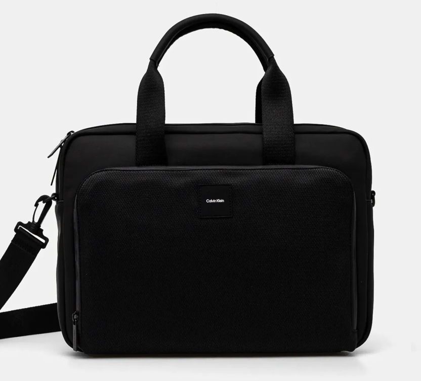 Taška Calvin Klein čierna farba, K50K512724