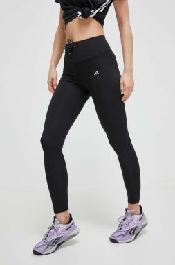 Bežecké legíny adidas Performance  Running Essentials čierna farba, jednofarebné, HY2902