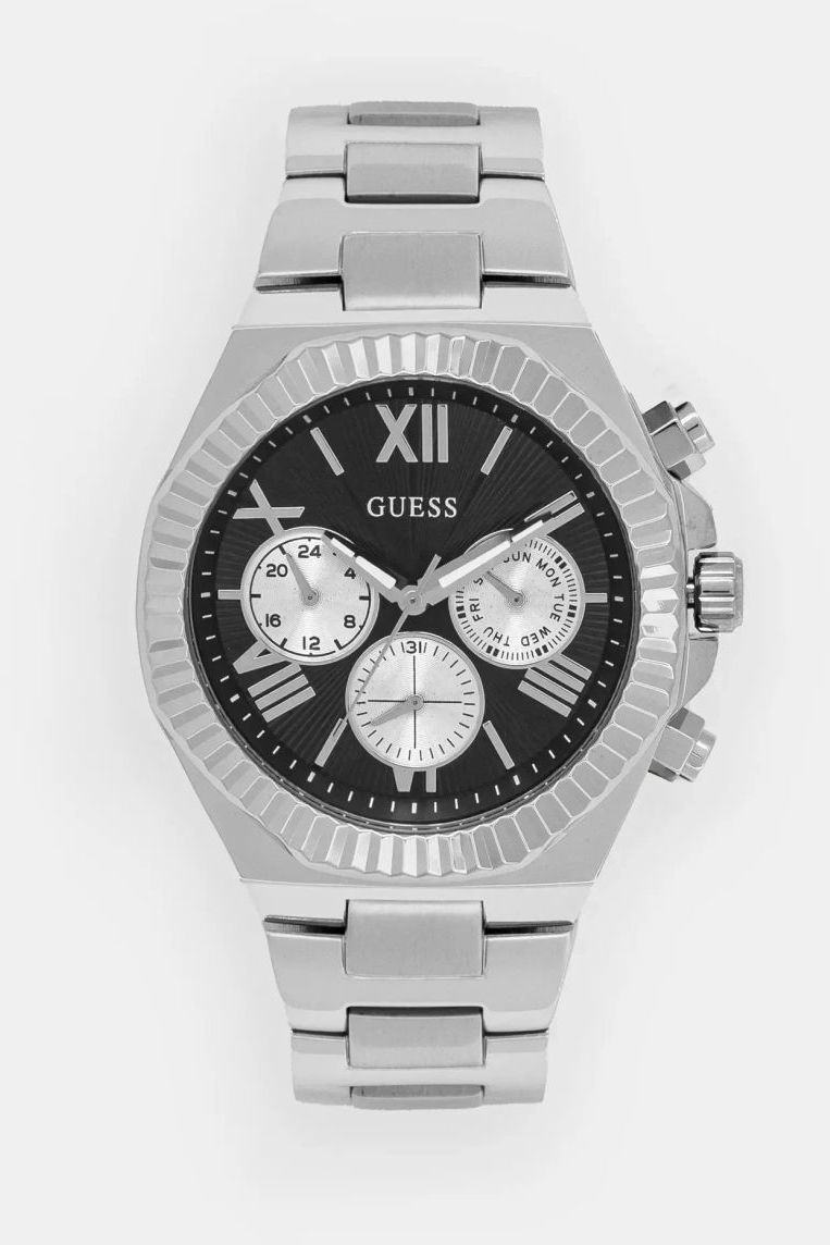 Hodinky Guess pánske, strieborná farba, GW0703G1