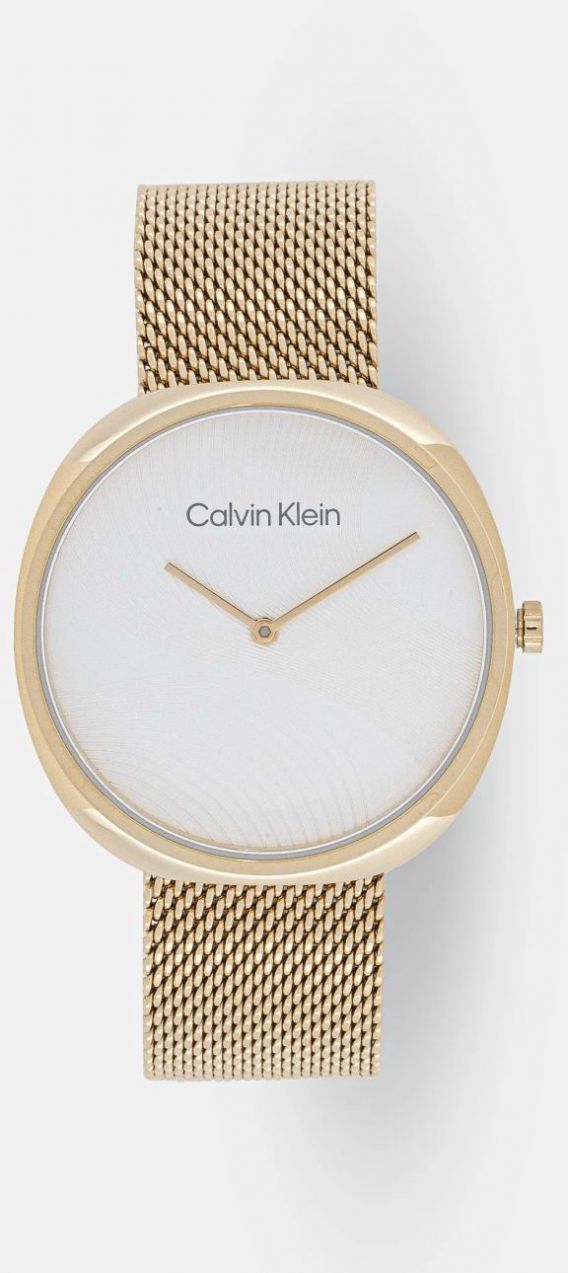 Hodinky Calvin Klein dámske, zlatá farba, 25200246