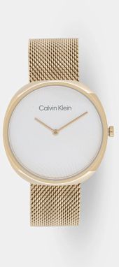 Hodinky Calvin Klein dámske, zlatá farba, 25200246